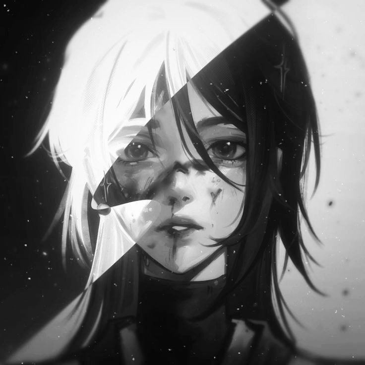 Aesthetic White Anime Pfp