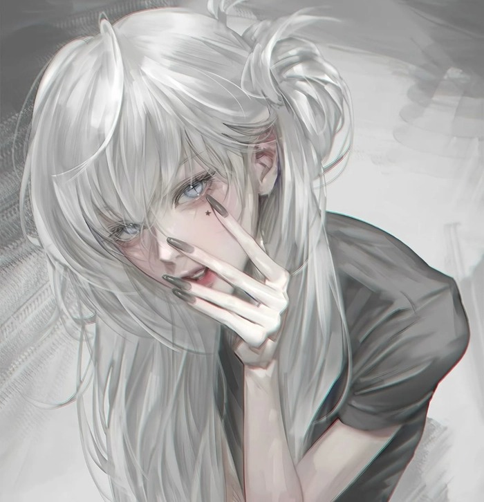 Anime Black And White Pfp