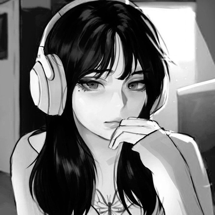 Black Anime Girl Pfp