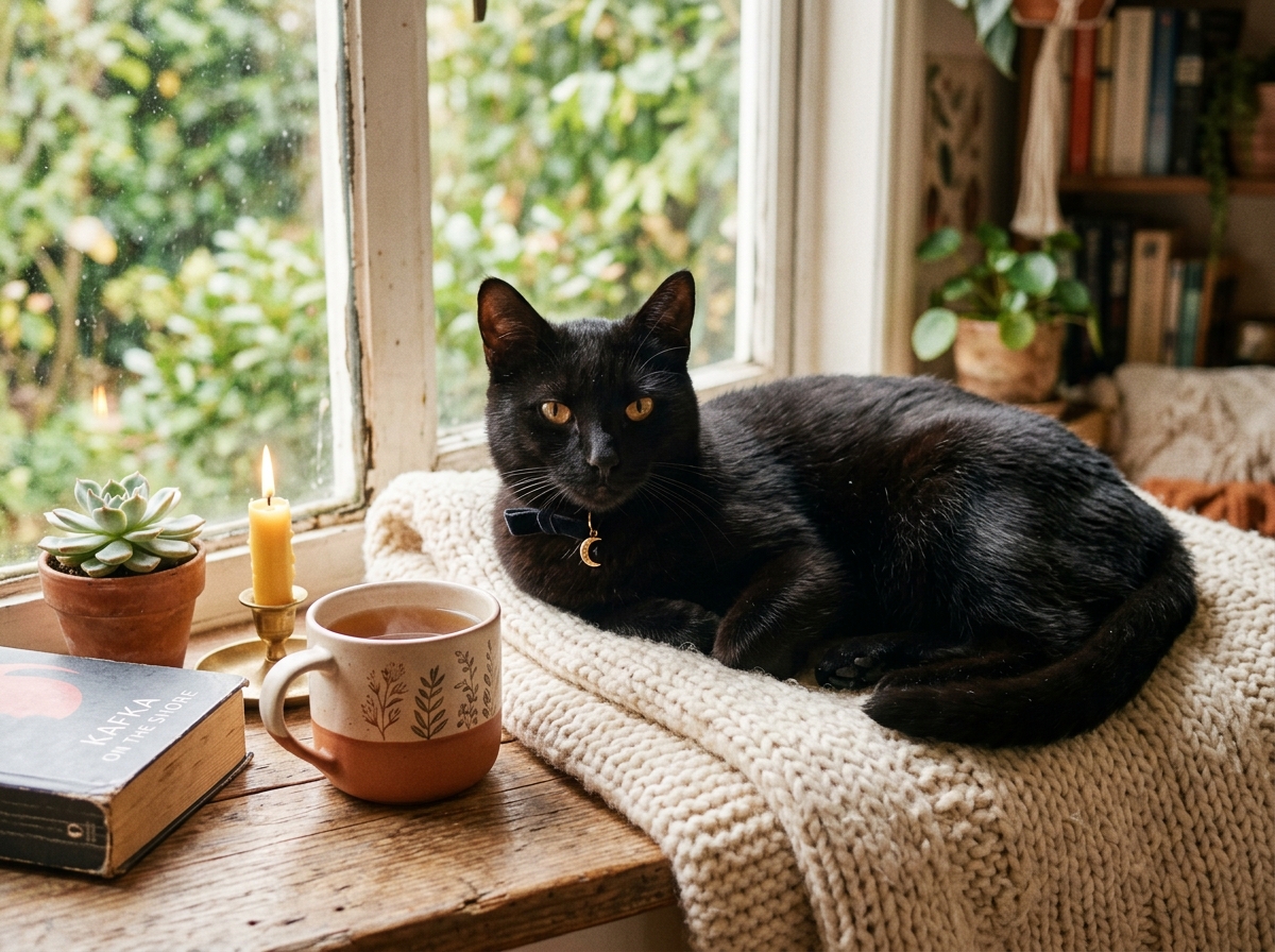 Black Cat Wallpaper Cute