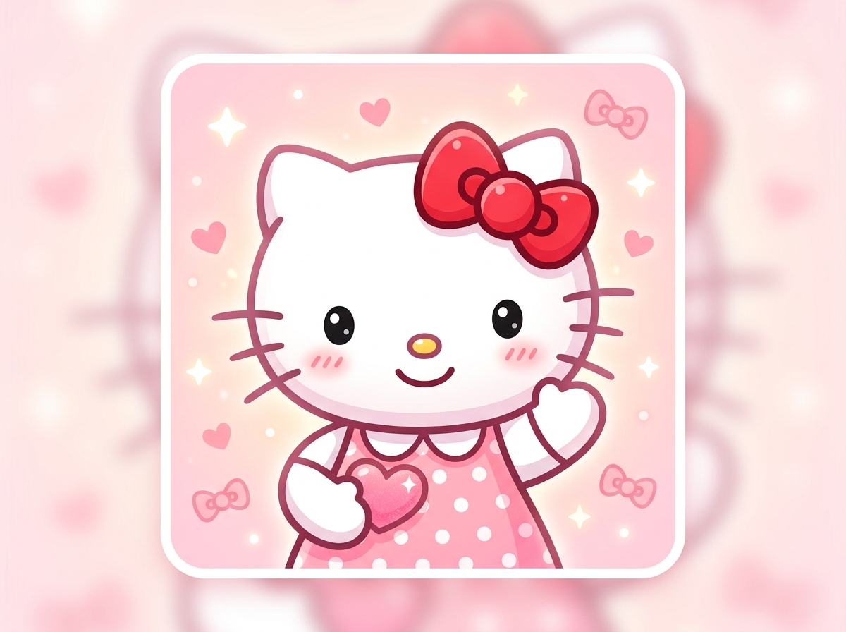 Brown Skin Hello Kitty Pfp