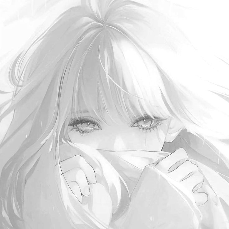White Anime Girl Pfp