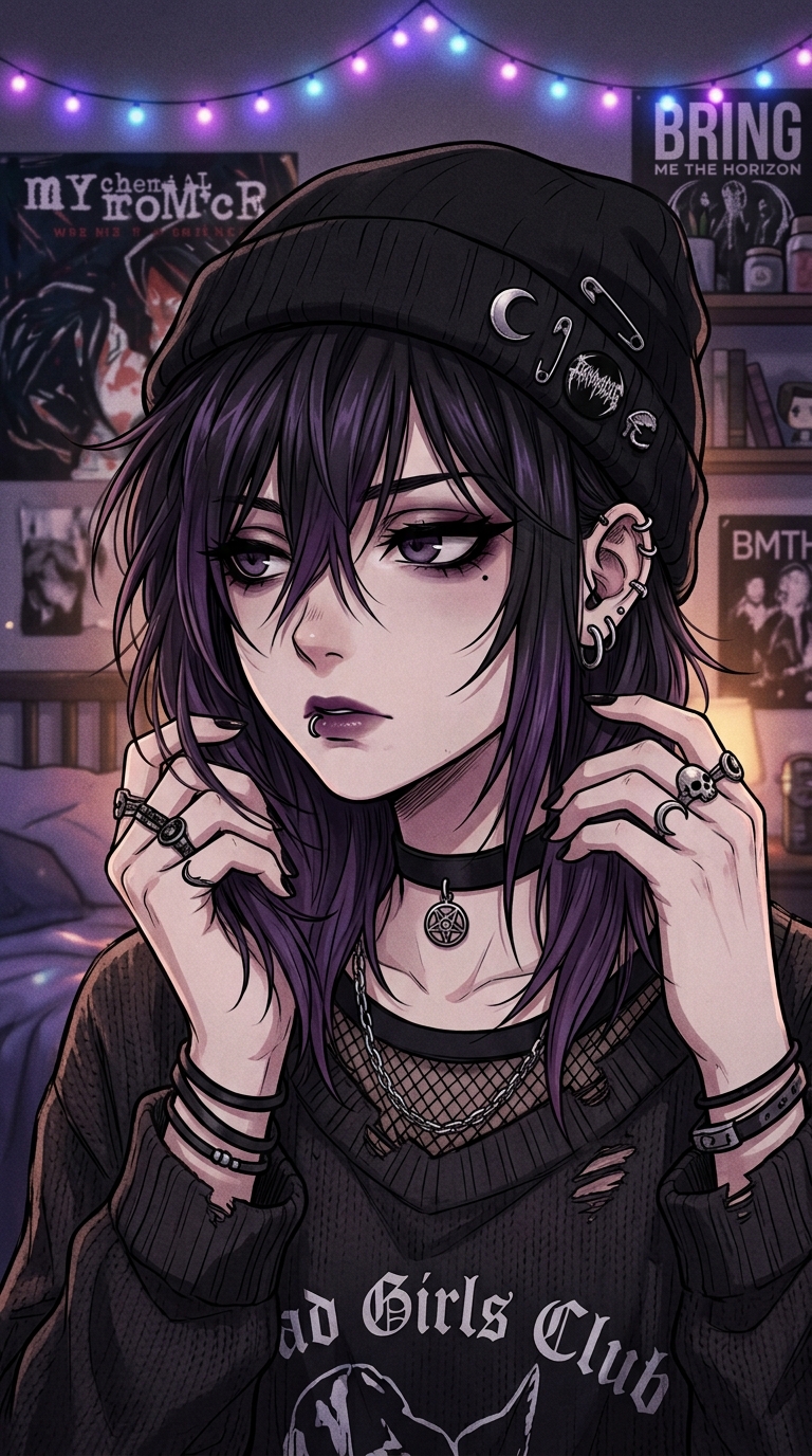 Aesthetic Emo Anime Pfp