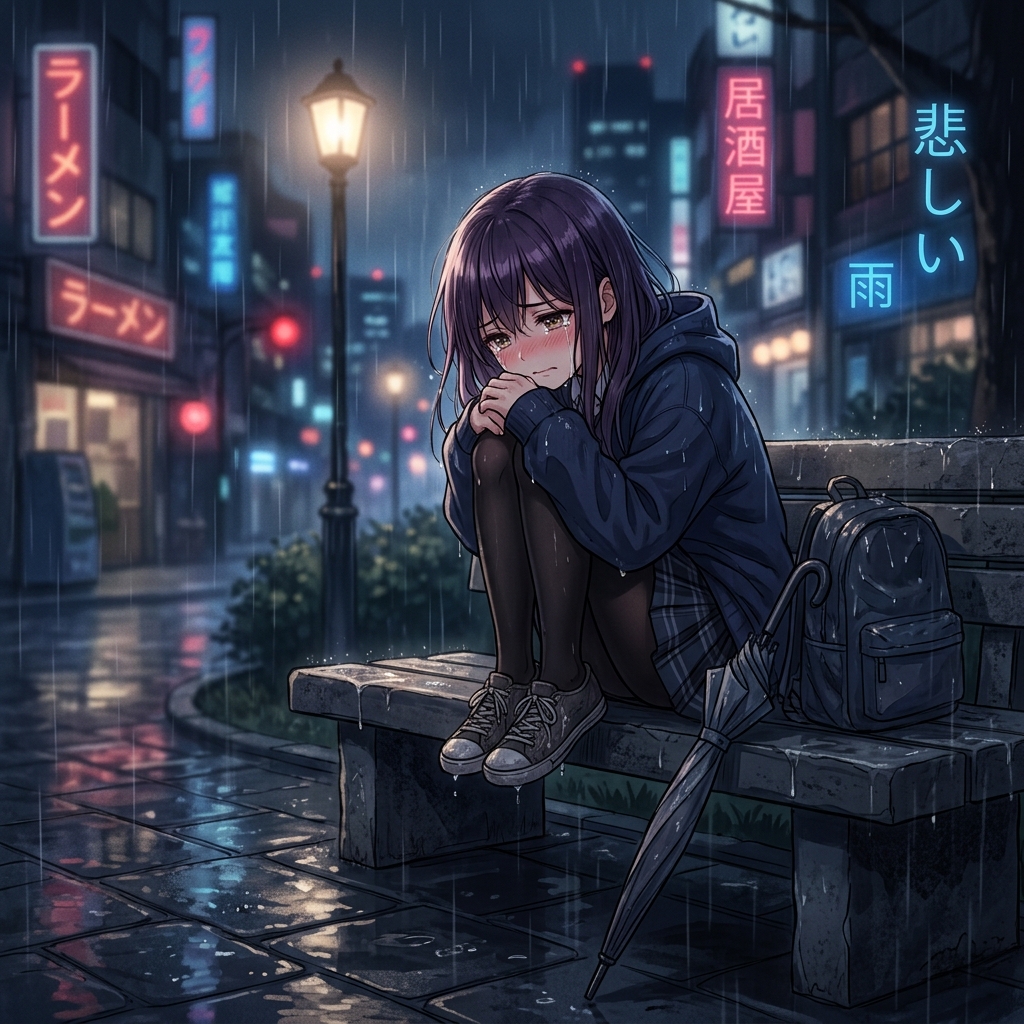 Aesthetic Sad Anime Girl Pfp
