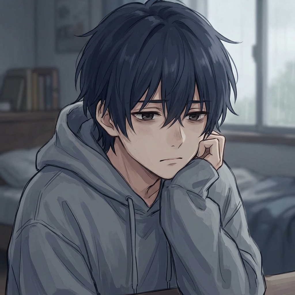 Broken Sad Anime Pfp Boy