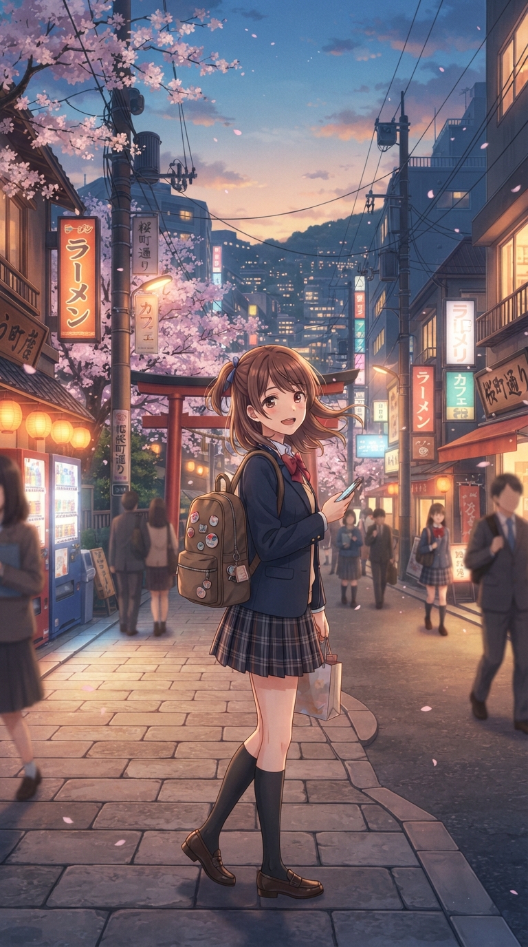 Cool Anime Girl Profile