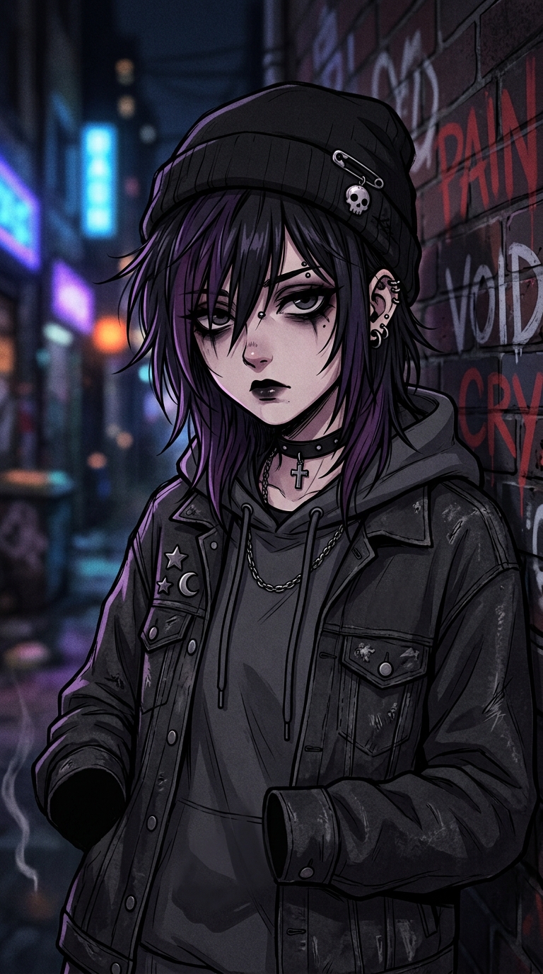 Emo Anime Pfp Girl