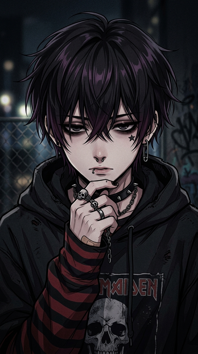 Emo Dark Emo Anime Pfp Girl