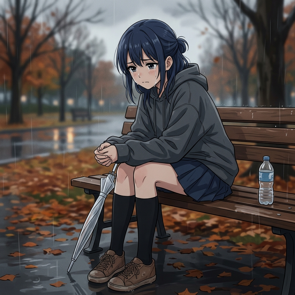 Sad Anime Girl Meme