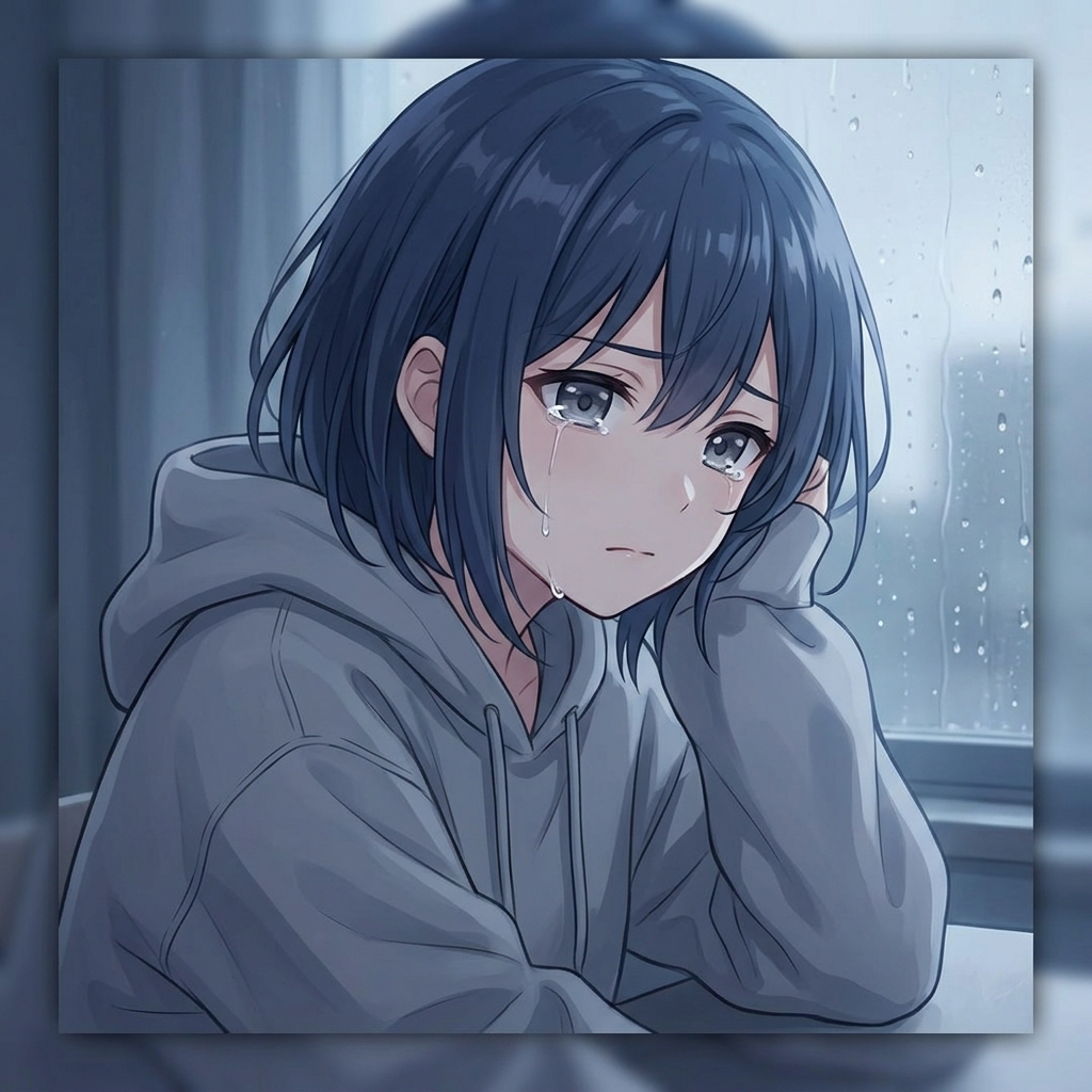 Sad Anime Girl Pfp​
