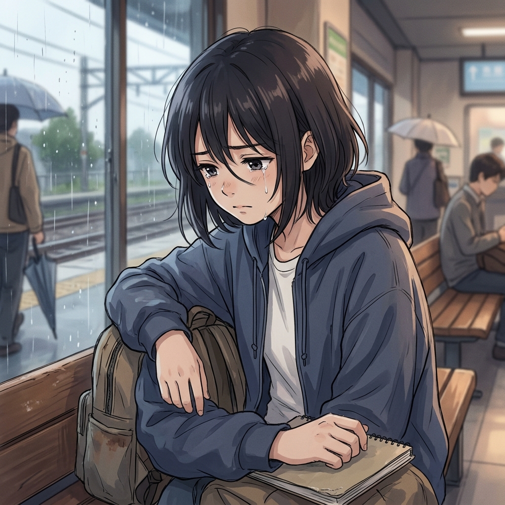 Sad Anime Girl
