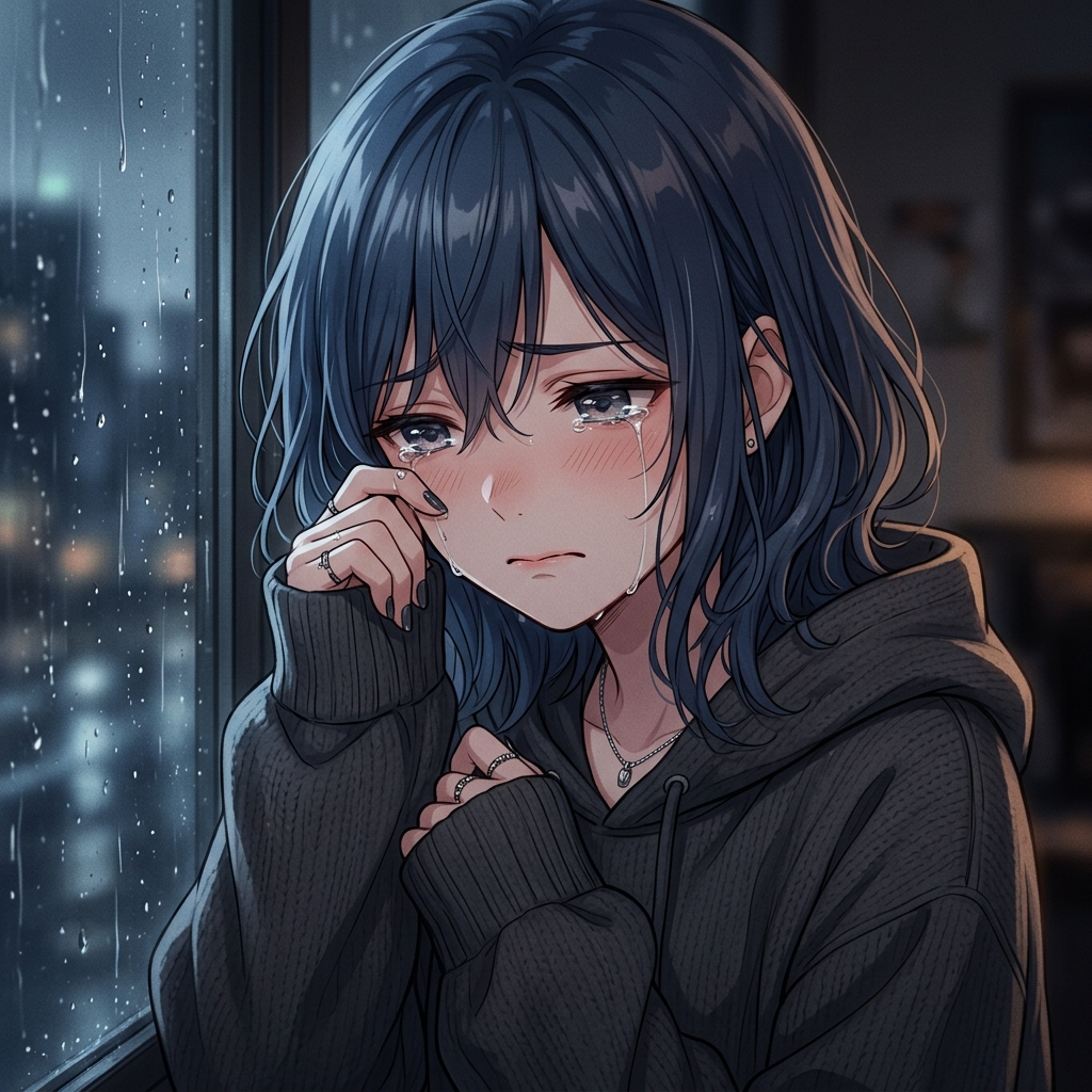 Sad Anime Pfp Girl