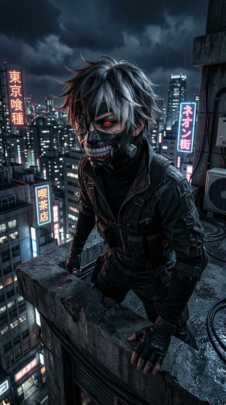 Aesthetic Anime Ken Kaneki PFP