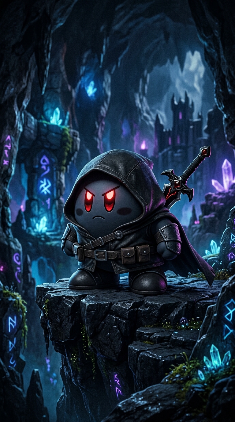Dark Kirby PFP 4K