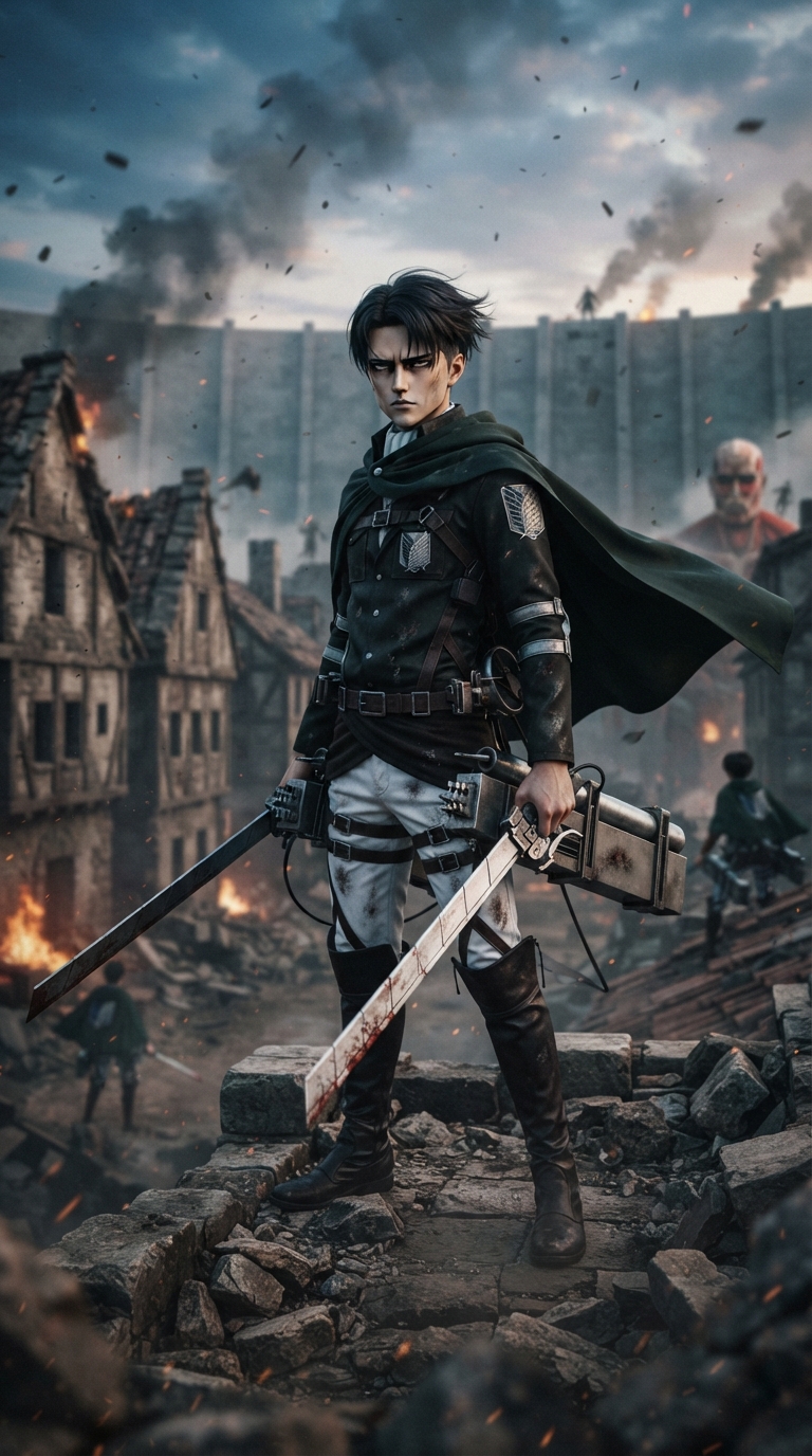 Serious Levi Pfp