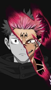 Sukuna And Yuji Split Personality Wallpaper Sukuna And Yuji Split Personality Wallpaper